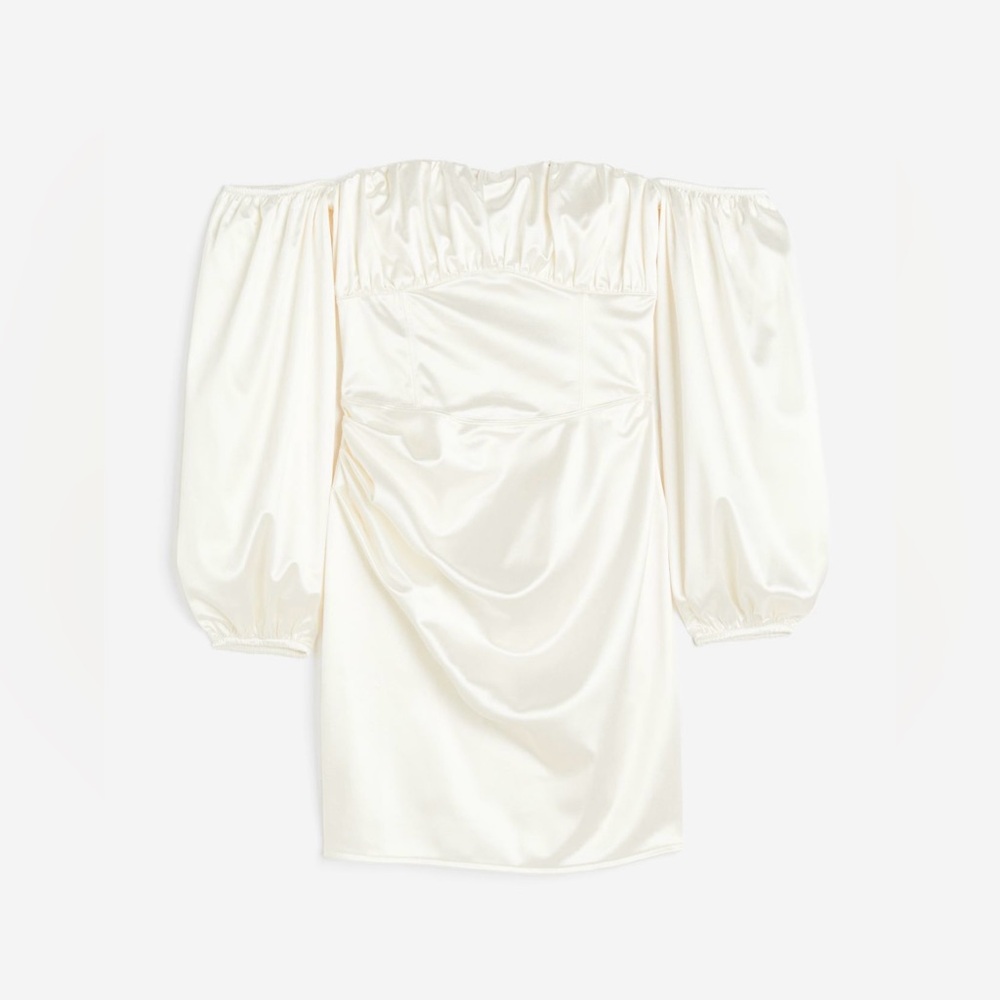 NWT Curvy fit off-the-shoulder corset-style dress
